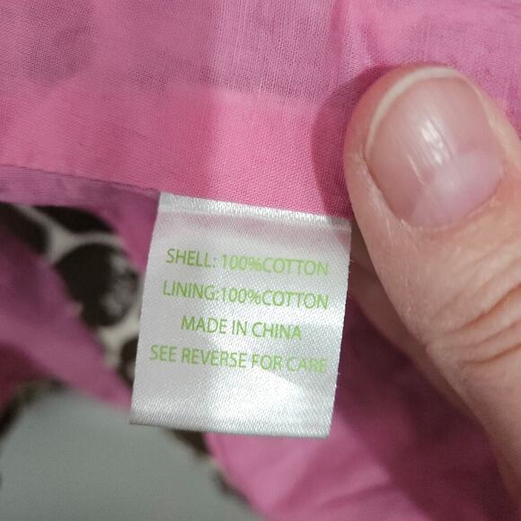 LILLY PULITZER Animal Print Giraffe Brown Coat Womens 3/4 Sleeve Size 2 - Picture 7 of 7